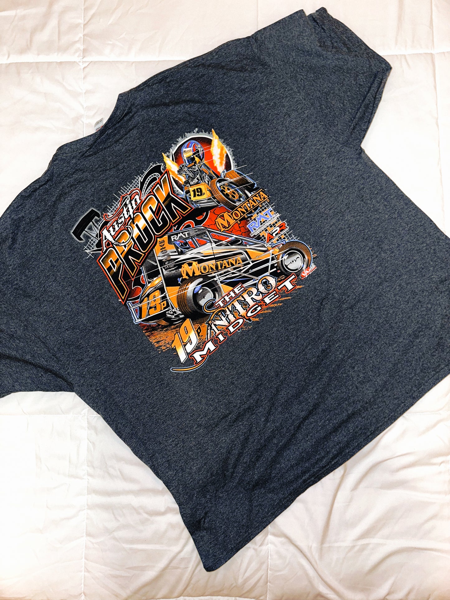 Gray Vintage AP Chili Bowl Tee